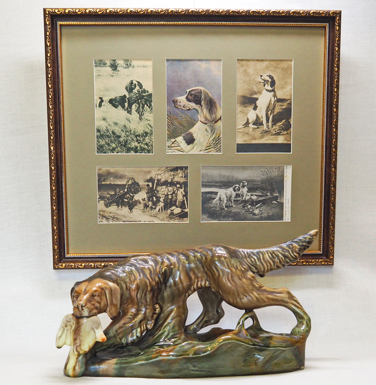 Царские открытки с изображением охотничьих собак